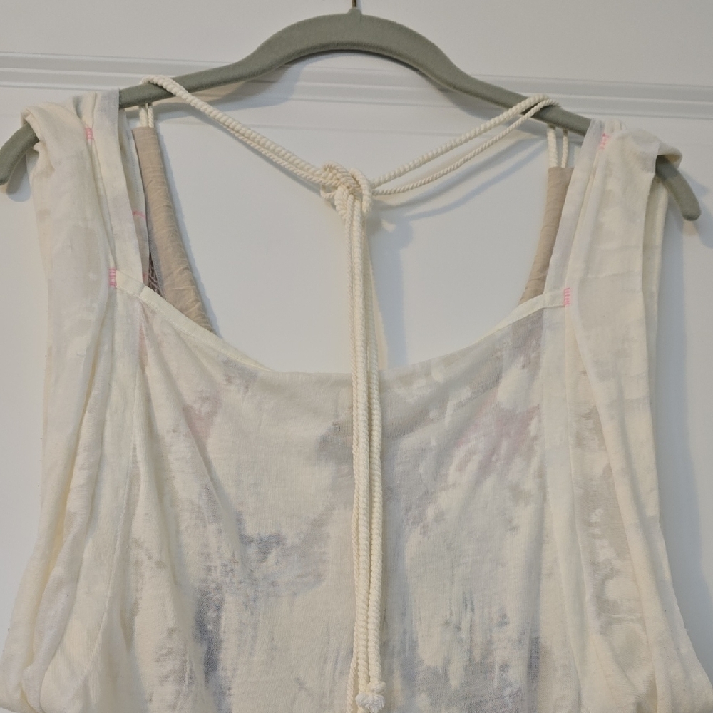 Free People Artistic Creme and Purple Blouse. Size XS - Picture 7 of 14